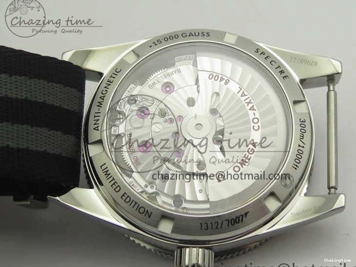 0825 Lightweight Seamaster 300 “Spectre” Limited Edition VSF 1:1 Best Edition On “007” Nato Strap A8400 Super Clone 8075